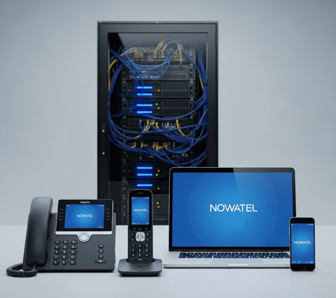 Technik TYGRYS.NET konfiguruje centralę VoIP w biurze